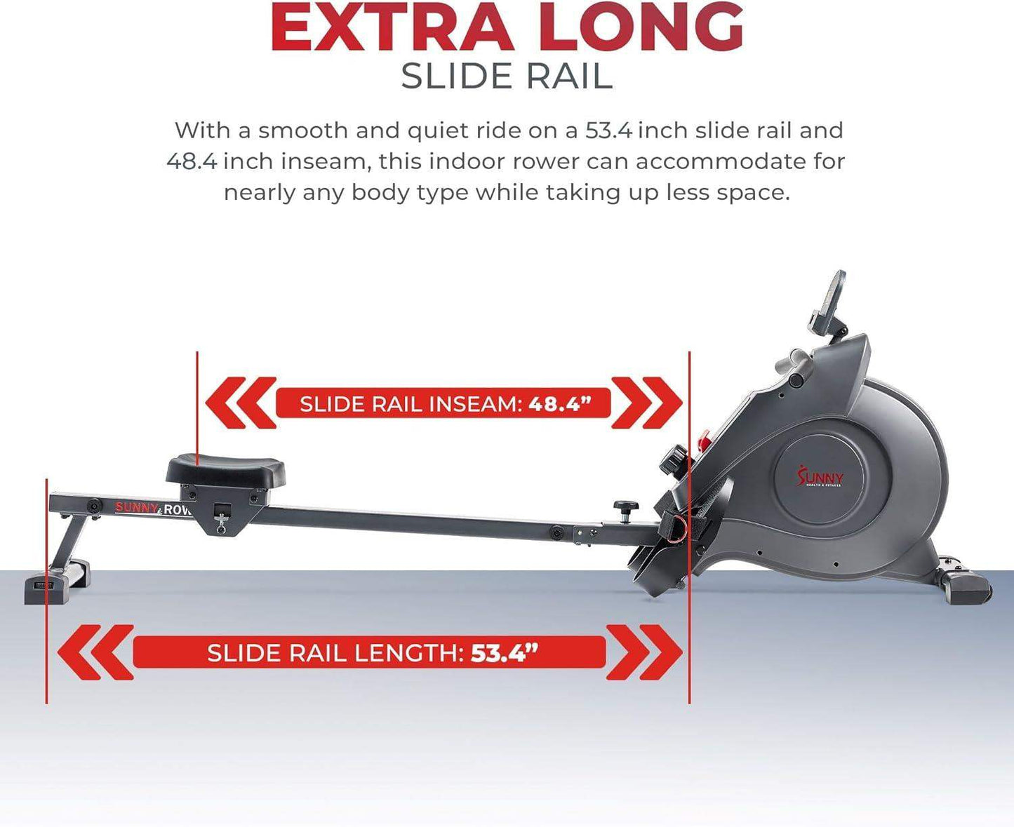 Magnetic Resistance Rowing Machine for Low-Impact Cardio and Upper Back Strength - imprüv  