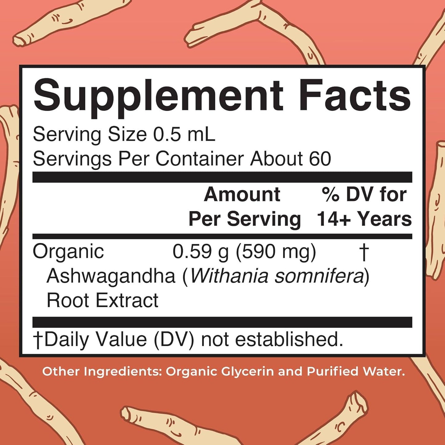 MaryRuth Organics Adaptogenic Ashwagandha Root Liquid Drops for Stress Relief and Mood Support - imprüv  