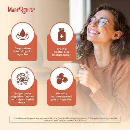 MaryRuth Organics Adaptogenic Ashwagandha Root Liquid Drops for Stress Relief and Mood Support - imprüv  