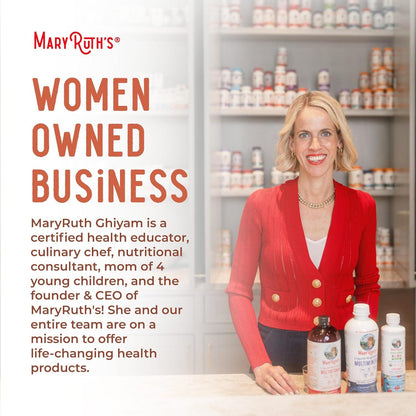 MaryRuth Organics Adaptogenic Ashwagandha Root Liquid Drops for Stress Relief and Mood Support - imprüv  