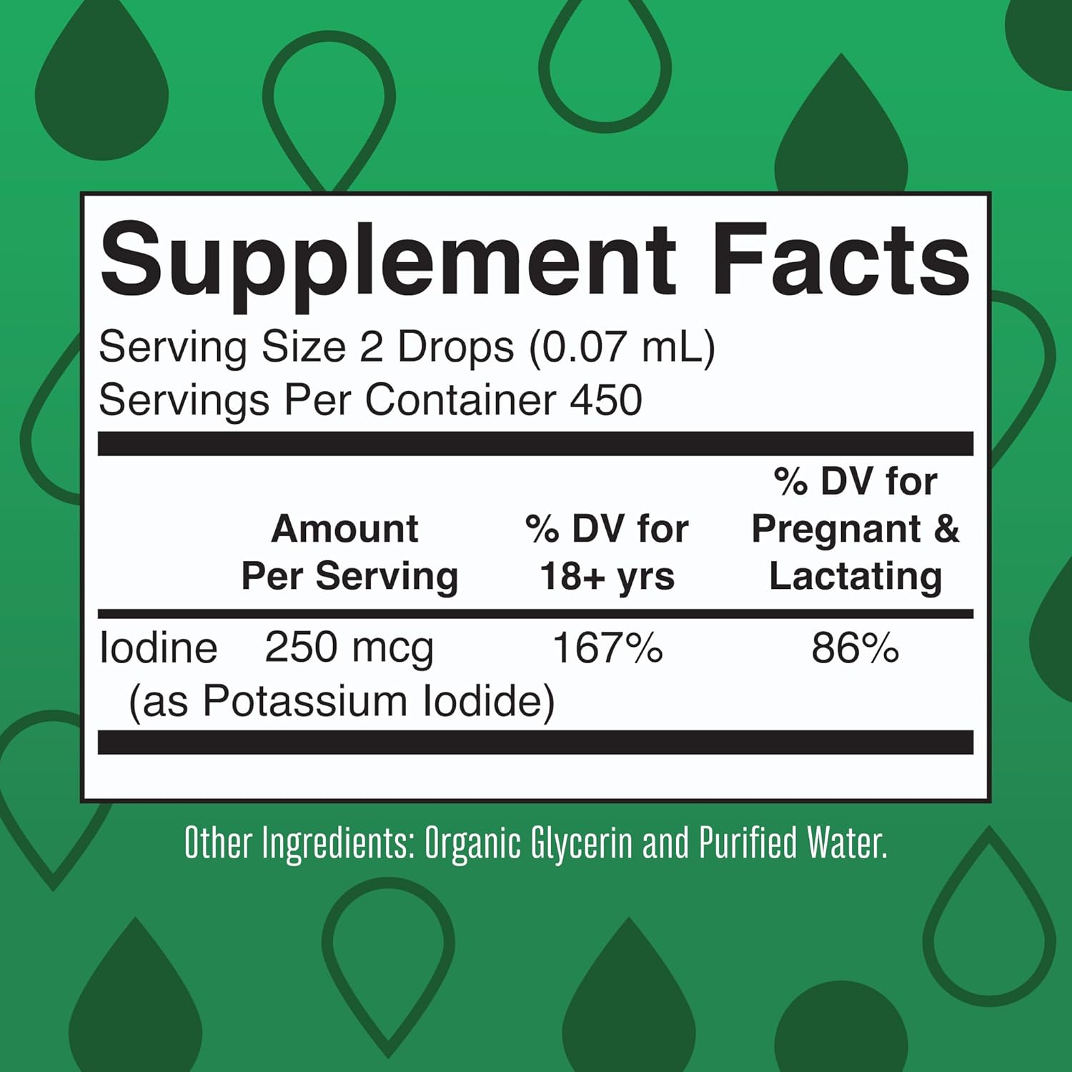Organic iodine drops by MaryRuth Organics to support thyroid function, energy, and metabolism with 450 servings of potassium iodide in a clean, vegan formula.