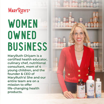 Organic iodine drops by MaryRuth Organics to support thyroid function, energy, and metabolism with 450 servings of potassium iodide in a clean, vegan formula.