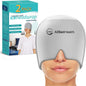 Migraine Relief Ice Cap, Cold Therapy Head Wrap for Headaches, Facial Tension, and Sinus Pressure - imprüv  