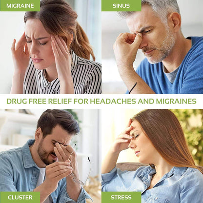 Migraine Relief Ice Cap, Cold Therapy Head Wrap for Headaches, Facial Tension, and Sinus Pressure - imprüv  