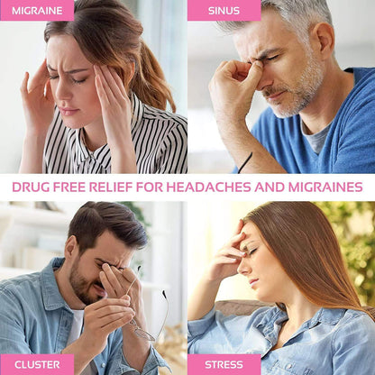Migraine Relief Ice Cap, Cold Therapy Head Wrap for Headaches, Facial Tension, and Sinus Pressure - imprüv  