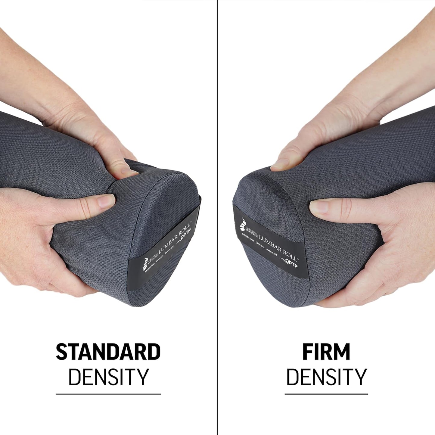 OPTP Original McKenzie Lumbar Roll, Mid-Density Support for Lower Back Pain Relief and Postural Alignment - imprüv  