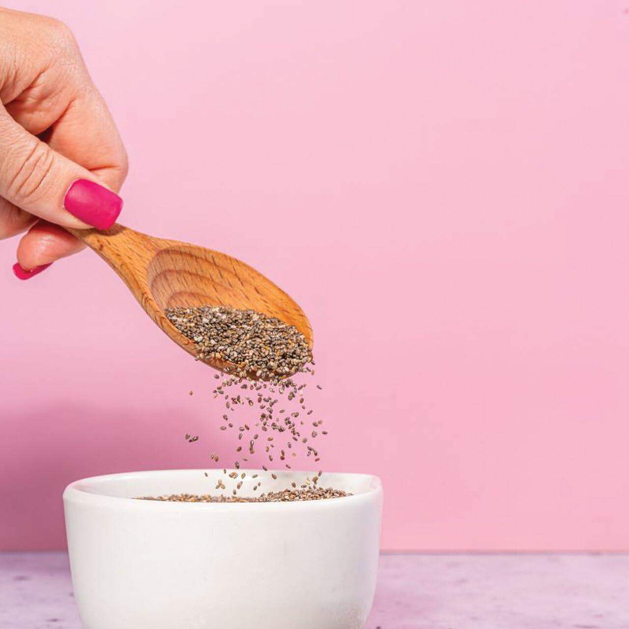 Organic Chia Seeds, Non-GMO, High in Protein, Fiber, and ALA Omega-3 for Heart and Digestive Health - imprüv  