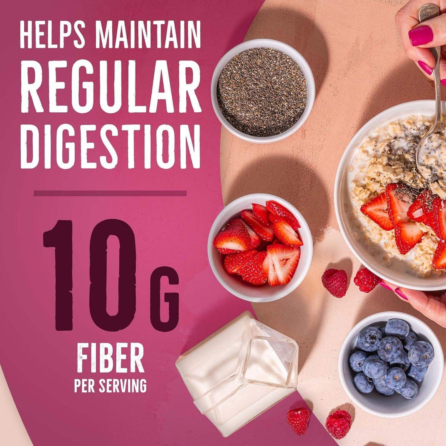 Organic Chia Seeds, Non-GMO, High in Protein, Fiber, and ALA Omega-3 for Heart and Digestive Health - imprüv  