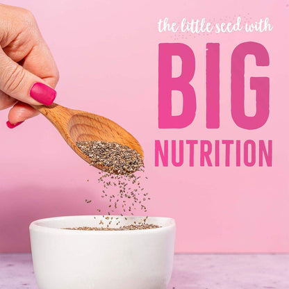 Organic Chia Seeds, Non-GMO, High in Protein, Fiber, and ALA Omega-3 for Heart and Digestive Health - imprüv  