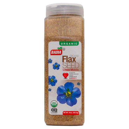 Organic Ground Flax Seed, High in Fiber and ALA Omega-3 for Digestive Health and Heart Support - imprüv  