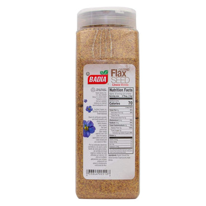 Organic Ground Flax Seed, High in Fiber and ALA Omega-3 for Digestive Health and Heart Support - imprüv  