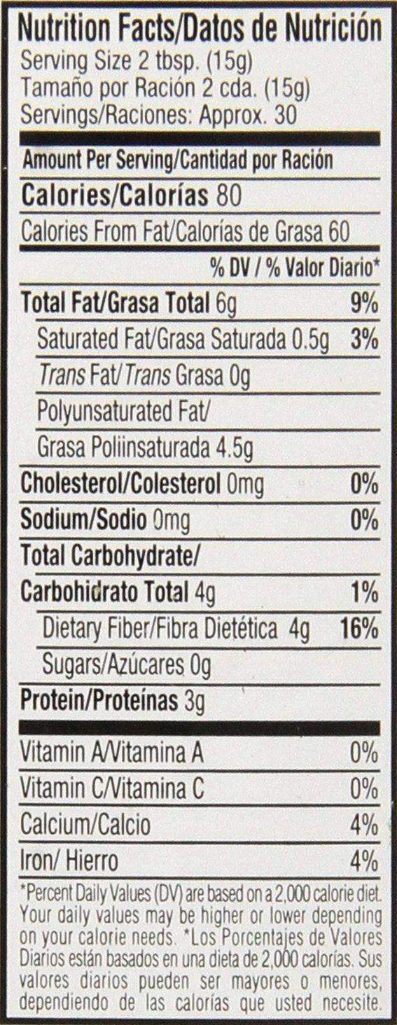 Organic Ground Flax Seed, High in Fiber and ALA Omega-3 for Digestive Health and Heart Support - imprüv  
