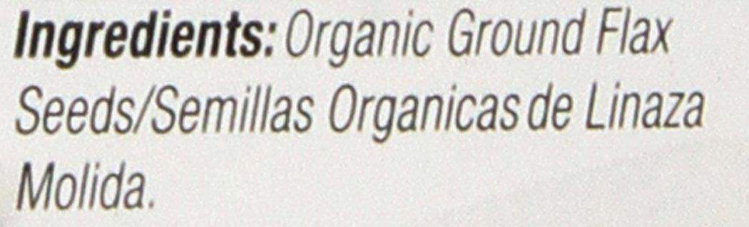 Organic Ground Flax Seed, High in Fiber and ALA Omega-3 for Digestive Health and Heart Support - imprüv  