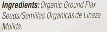 Organic Ground Flax Seed, High in Fiber and ALA Omega-3 for Digestive Health and Heart Support - imprüv  