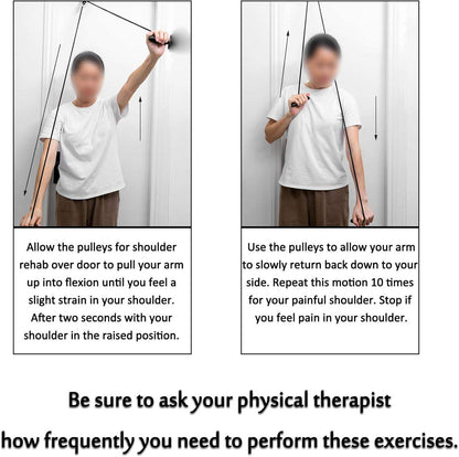 Over-the-Door Shoulder Pulley System for Passive Shoulder ROM and Rotator Cuff Recovery - imprüv  