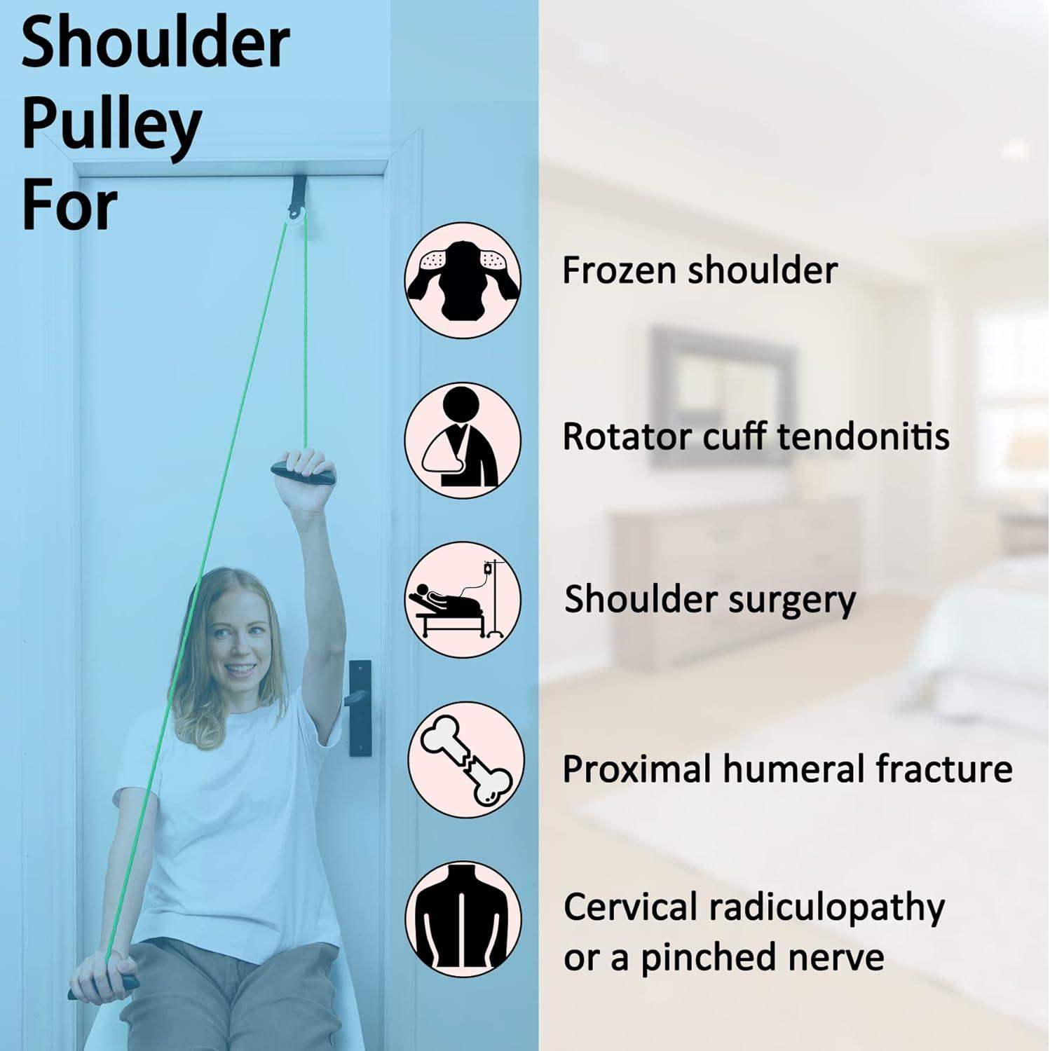 Over-the-Door Shoulder Pulley System for Passive Shoulder ROM and Rotator Cuff Recovery - imprüv  