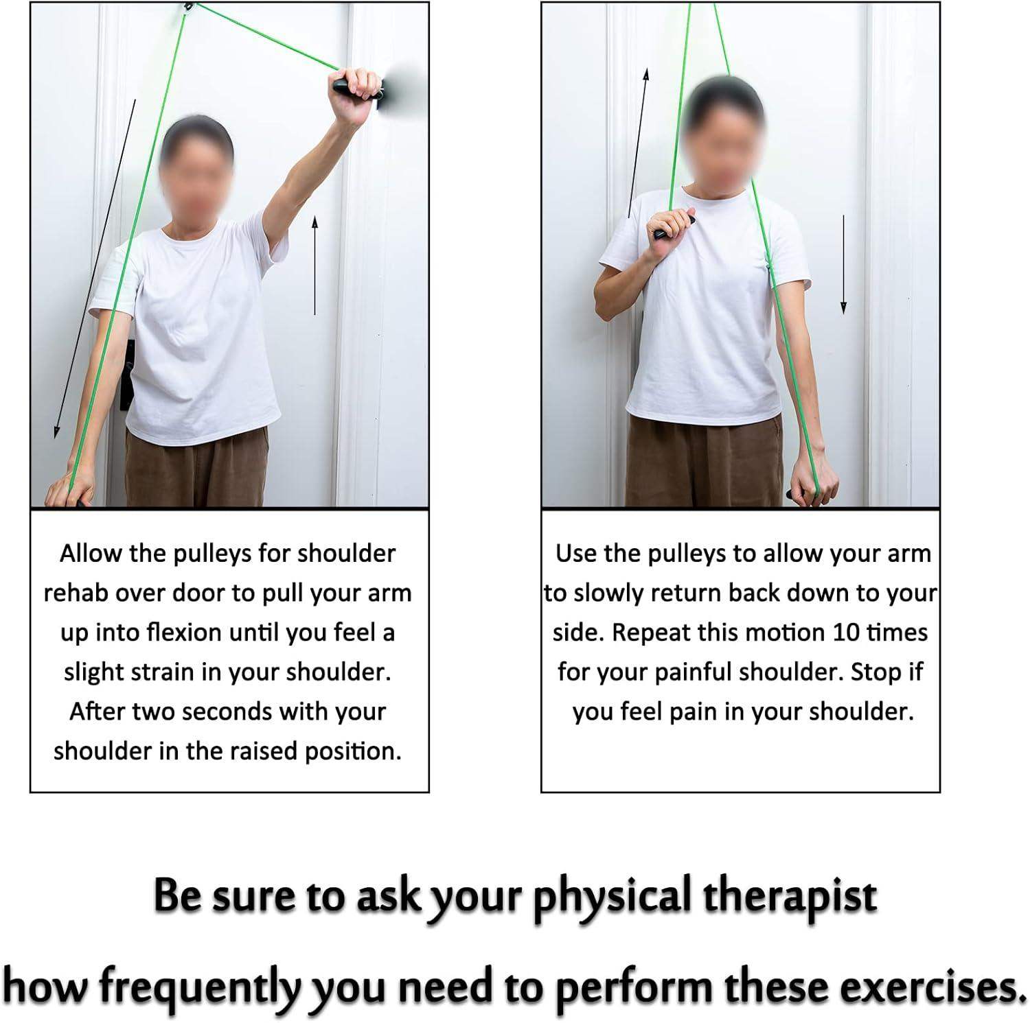 Over-the-Door Shoulder Pulley System for Passive Shoulder ROM and Rotator Cuff Recovery - imprüv  