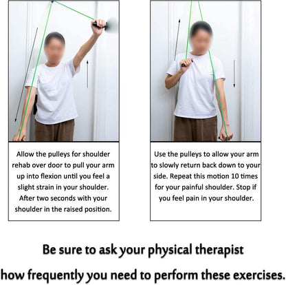 Over-the-Door Shoulder Pulley System for Passive Shoulder ROM and Rotator Cuff Recovery - imprüv  