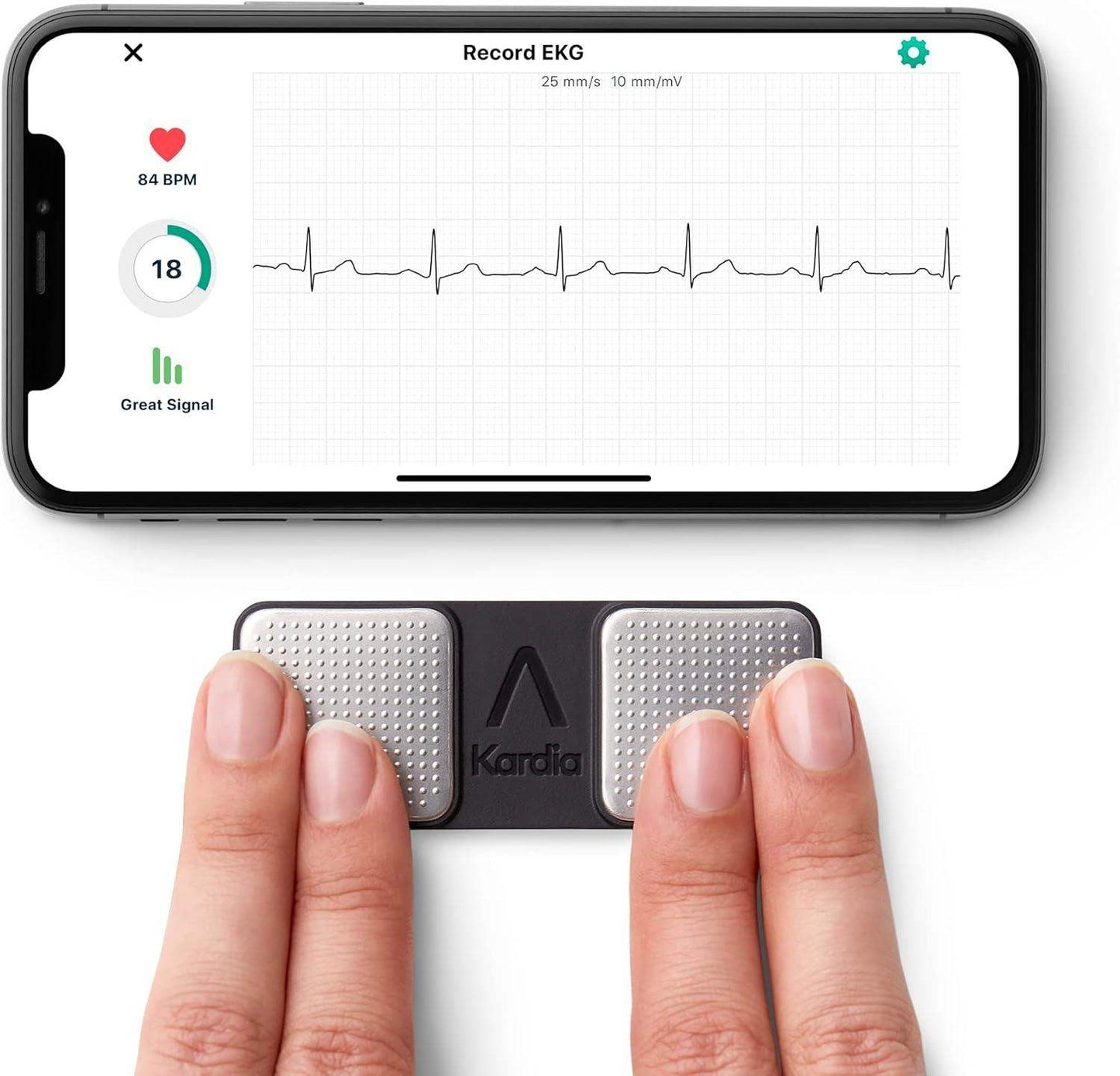 Personal EKG Biometric Heart Monitor for Easy Heart Health Tracking with 30-Second Results - imprüv  