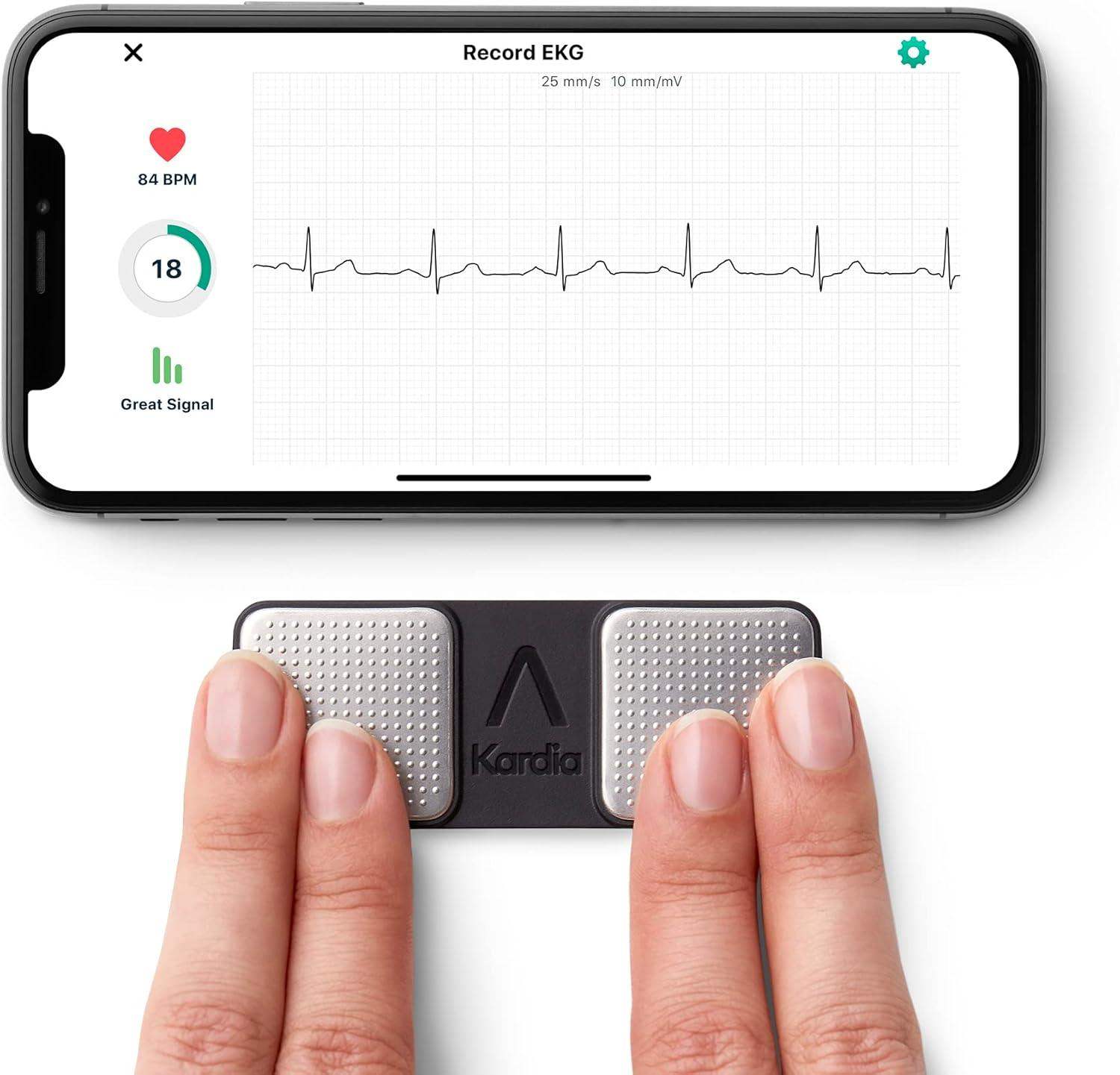 Personal EKG Biometric Heart Monitor for Easy Heart Health Tracking with 30-Second Results - imprüv  
