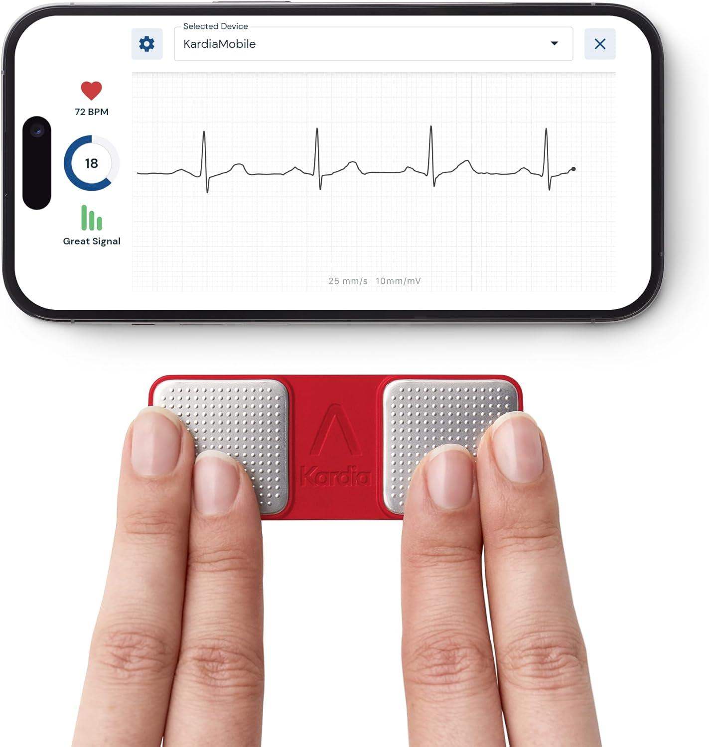 Personal EKG Biometric Heart Monitor for Easy Heart Health Tracking with 30-Second Results - imprüv  