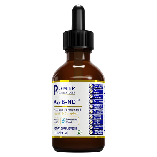 Premier Research Labs Max Liquid B-Complex Vitamin for Cellular Energy Liver Function and Cognitive Support - imprüv  