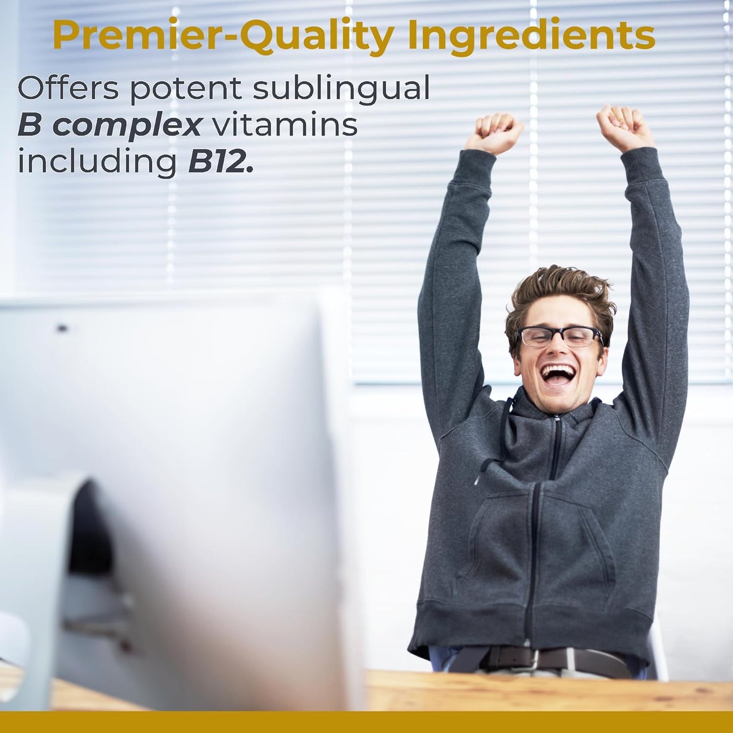 Premier Research Labs Max Liquid B-Complex Vitamin for Cellular Energy Liver Function and Cognitive Support - imprüv  