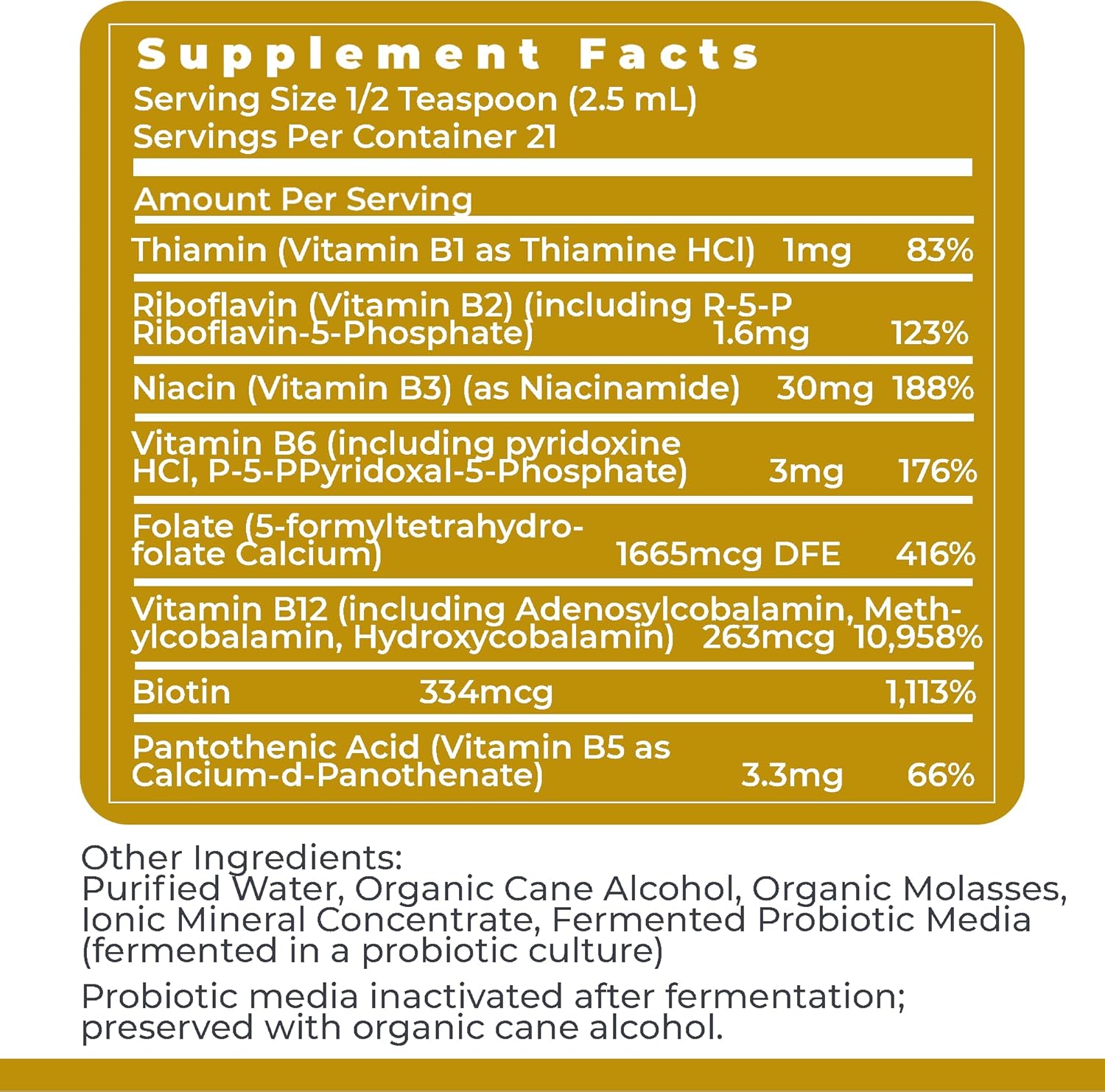 Premier Research Labs Max Liquid B-Complex Vitamin for Cellular Energy Liver Function and Cognitive Support - imprüv  