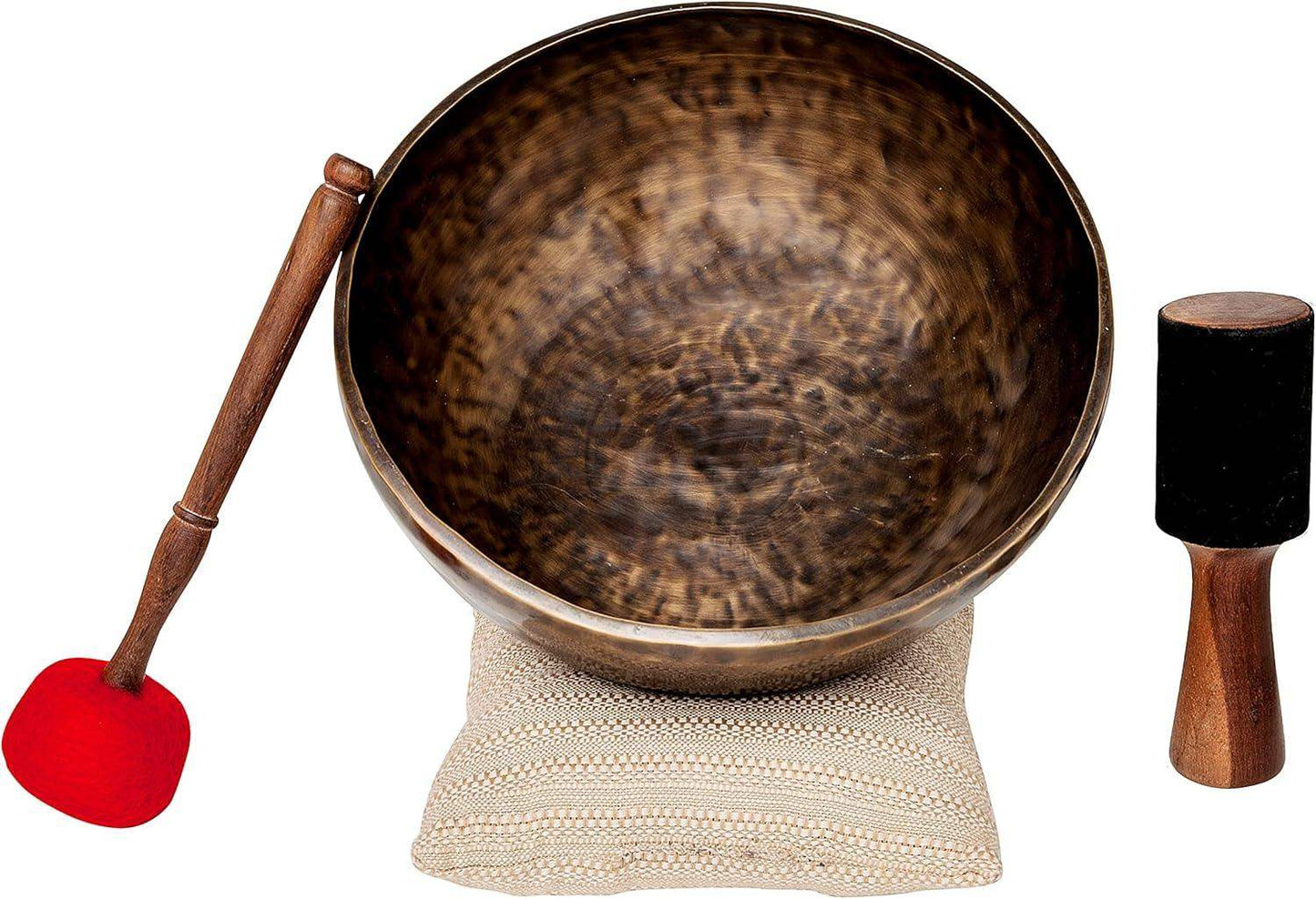Pure Bronze Tibetan Singing Bowl with Deep Tone for Sound Bath Healing and Focused Meditation - imprüv  