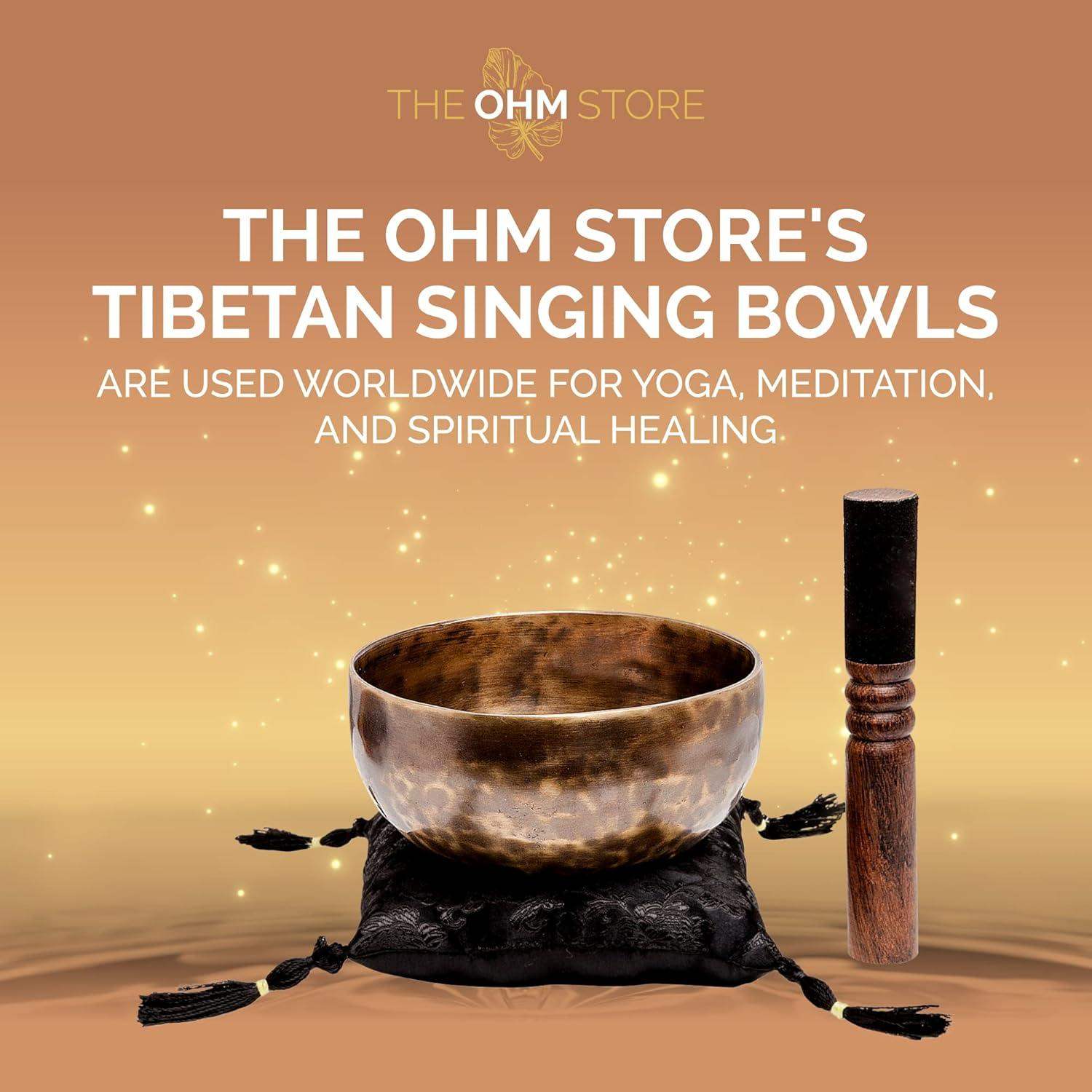 Pure Bronze Tibetan Singing Bowl with Deep Tone for Sound Bath Healing and Focused Meditation - imprüv  