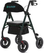 Rollator Walker with All-Terrain 10-Inch Non-Pneumatic Wheels and Padded Seat for Comfort and Injury Recovery - imprüv  