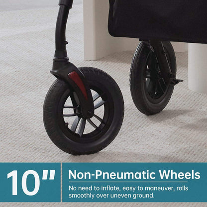 Rollator Walker with All-Terrain 10-Inch Non-Pneumatic Wheels and Padded Seat for Comfort and Injury Recovery - imprüv  