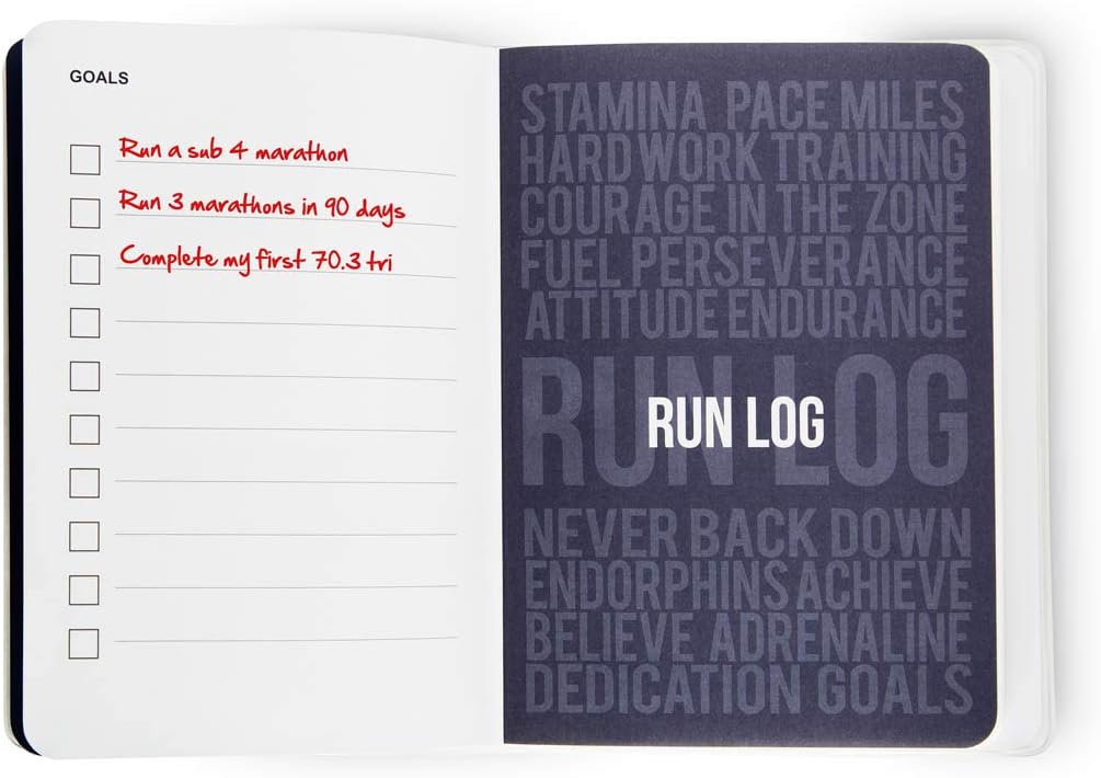 Running Journal and Daily Planner for Logging Workouts Tracking Progress and Staying Motivated with Inspirational Quotes - imprüv  