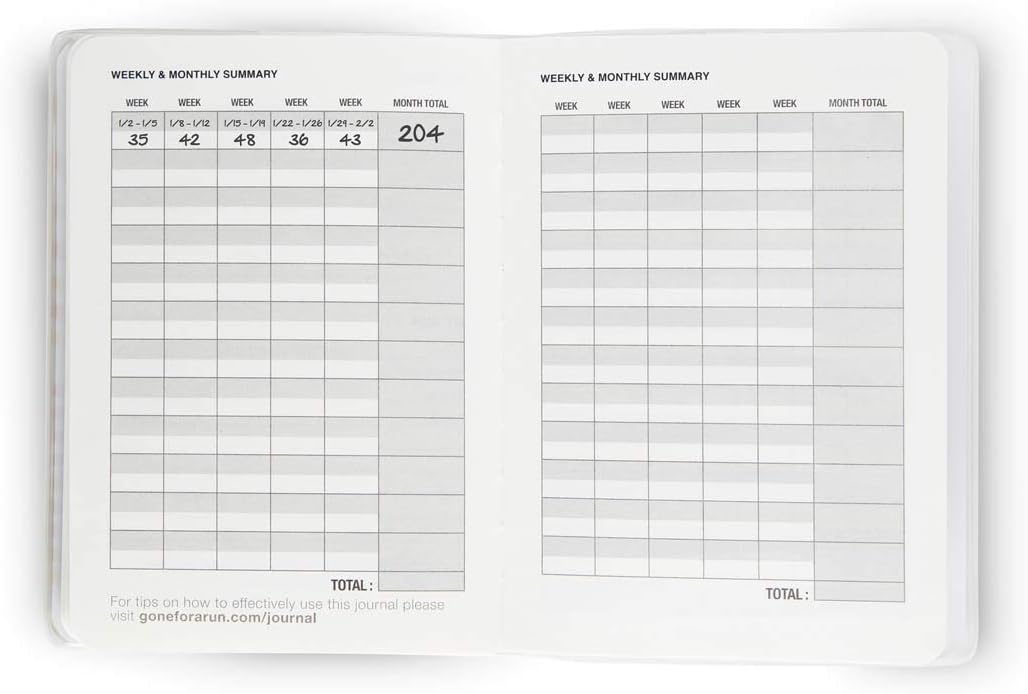 Running Journal and Daily Planner for Logging Workouts Tracking Progress and Staying Motivated with Inspirational Quotes - imprüv  