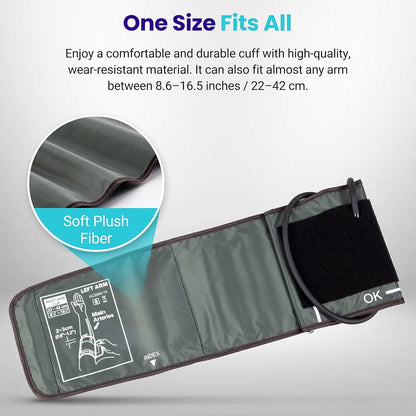 Smart Blood Pressure Monitor, Upper Arm Cuff for Home Use, Fits Standard to Large Arms - imprüv  