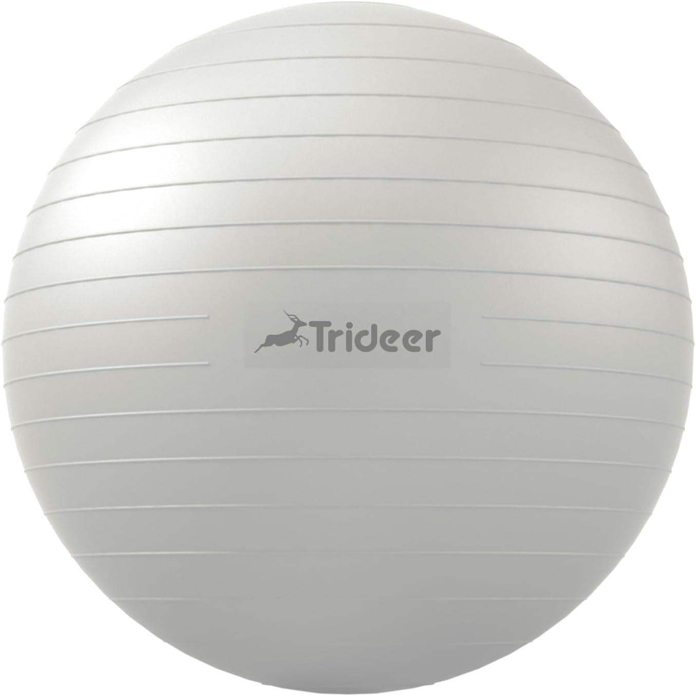 Swiss Exercise Yoga Ball for Balance and Core Stability with 5 Sizes and Quick Pump Included - imprüv  