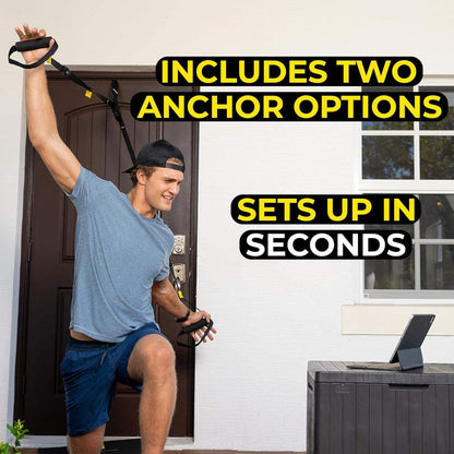 TRX Suspension Trainer for Bodyweight Workouts, All Levels and Goals, Lightweight and Portable - imprüv  