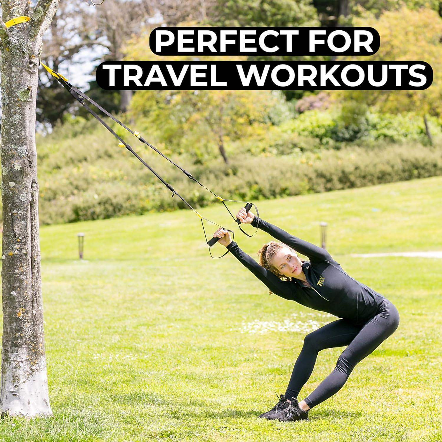 TRX Suspension Trainer for Bodyweight Workouts, All Levels and Goals, Lightweight and Portable - imprüv  