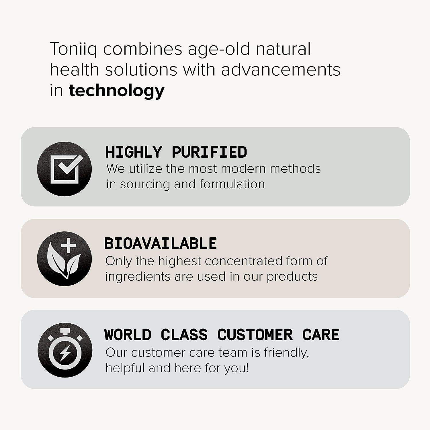 Toniiq Alpha Lipoic Acid 1000mg Capsules, 99%+ Highly-Purified ALA Antioxidant for Cellular Energy and Nerve Health - imprüv  