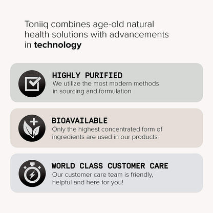Toniiq Alpha Lipoic Acid 1000mg Capsules, 99%+ Highly-Purified ALA Antioxidant for Cellular Energy and Nerve Health - imprüv  