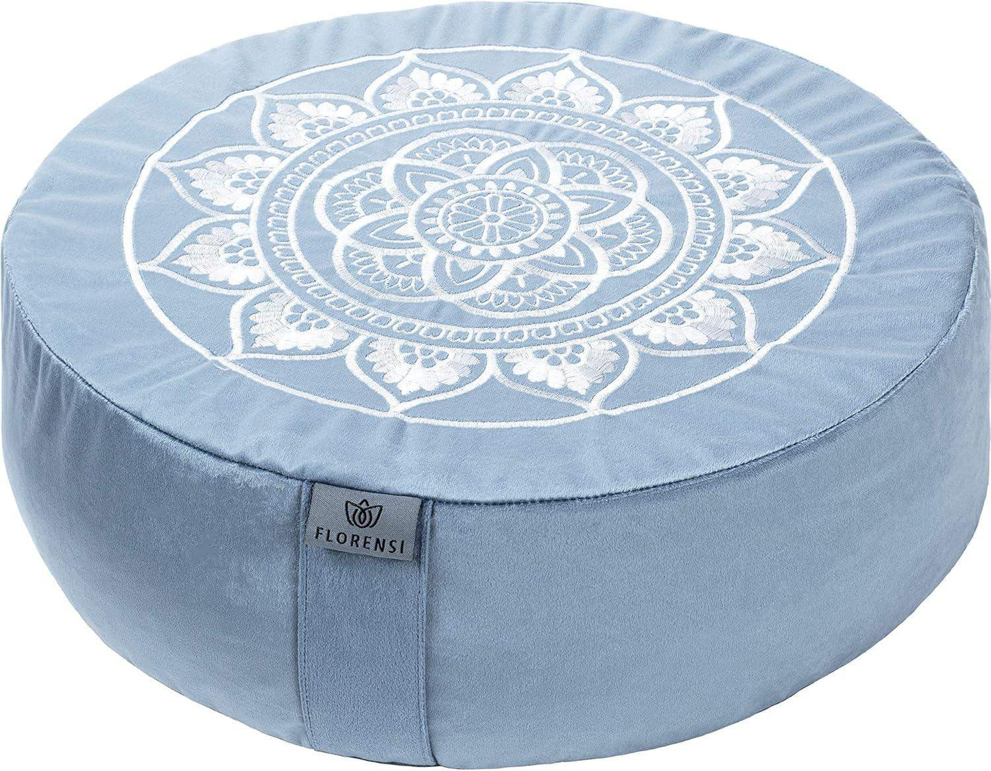 Traditional Tibetan Meditation Floor Pillow with Velvet Cover for Seated Posture Support - imprüv  
