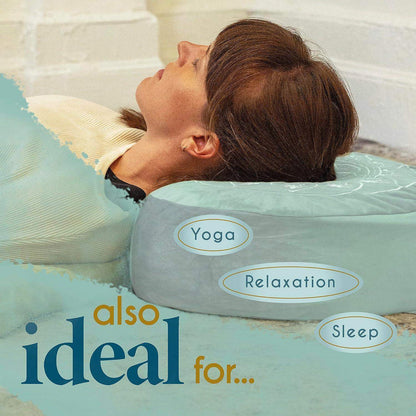 Traditional Tibetan Meditation Floor Pillow with Velvet Cover for Seated Posture Support - imprüv  
