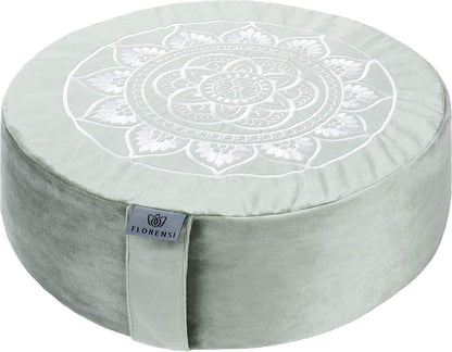 Traditional Tibetan Meditation Floor Pillow with Velvet Cover for Seated Posture Support - imprüv  