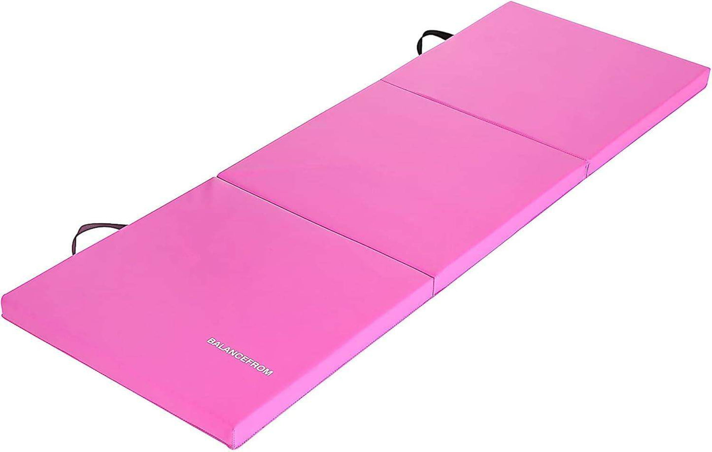 Tri-Folding 2-Inch Thick Gymnastics Mat for Home Gym and Cushioned Floor Exercises - imprüv  