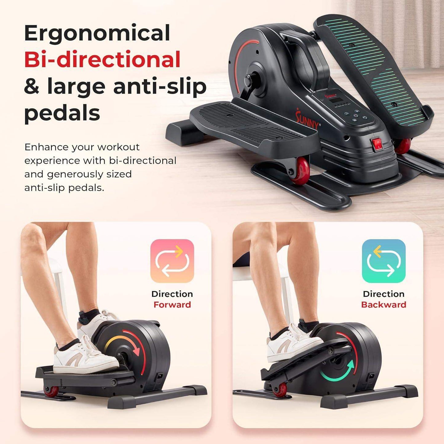 Under Desk Elliptical for Low-Impact Pedal Exercise with Classic, Smart and Motorized Options - imprüv  