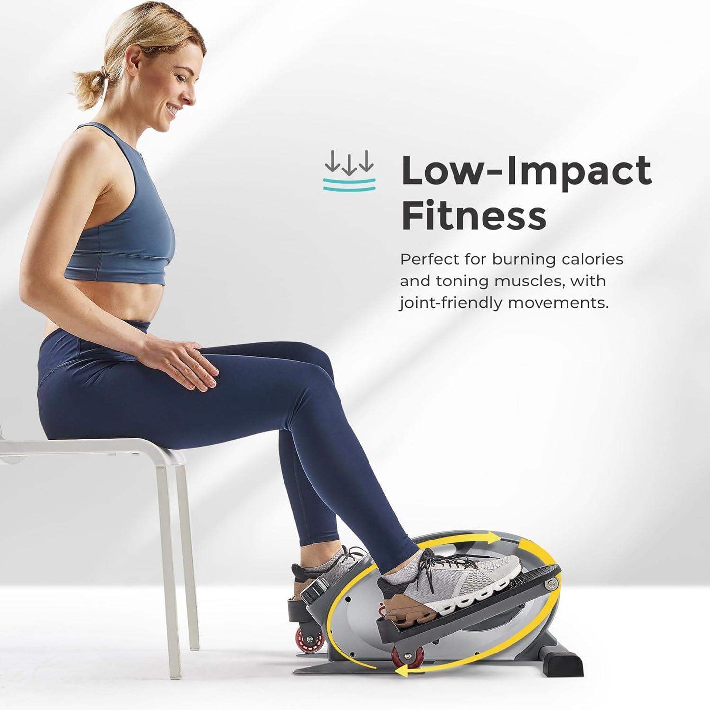 Under Desk Elliptical for Low-Impact Pedal Exercise with Classic, Smart and Motorized Options - imprüv  