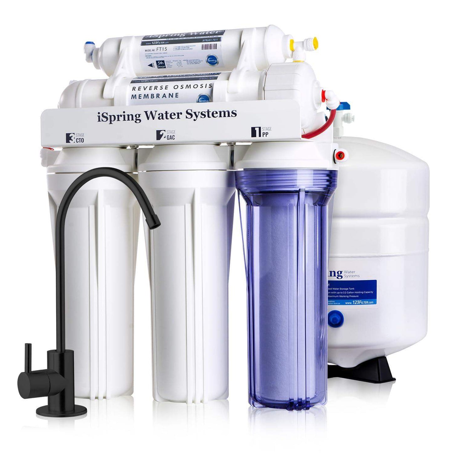Under Sink Water Filter System with 6-Stage Reverse Osmosis and pH Alkaline Remineralization - imprüv  
