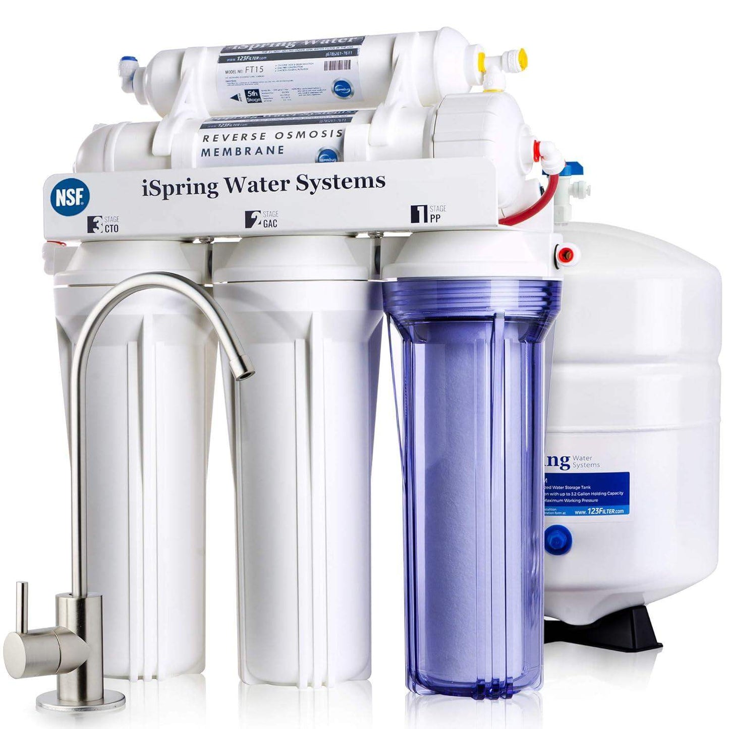 Under Sink Water Filter System with 6-Stage Reverse Osmosis and pH Alkaline Remineralization - imprüv  
