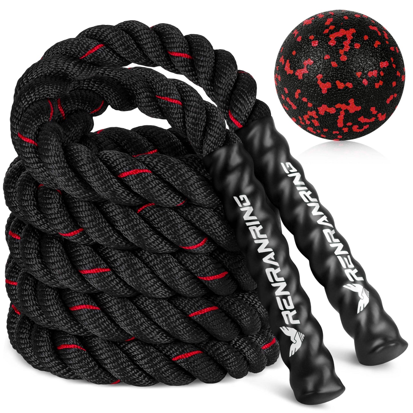 Weighted Jump Rope, 9.8ft Heavy Exercise Jumping Rope for Adults - imprüv  