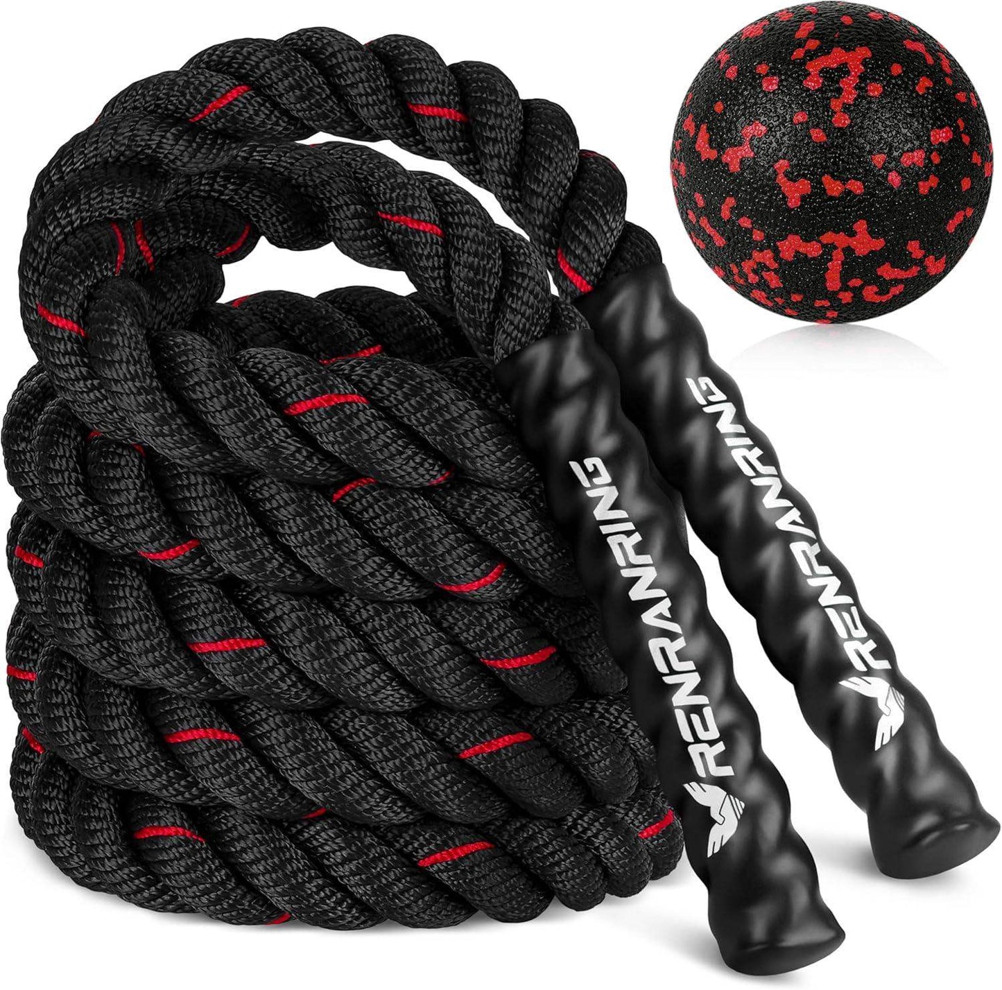 Weighted Jump Rope, 9.8ft Heavy Exercise Jumping Rope for Adults - imprüv  